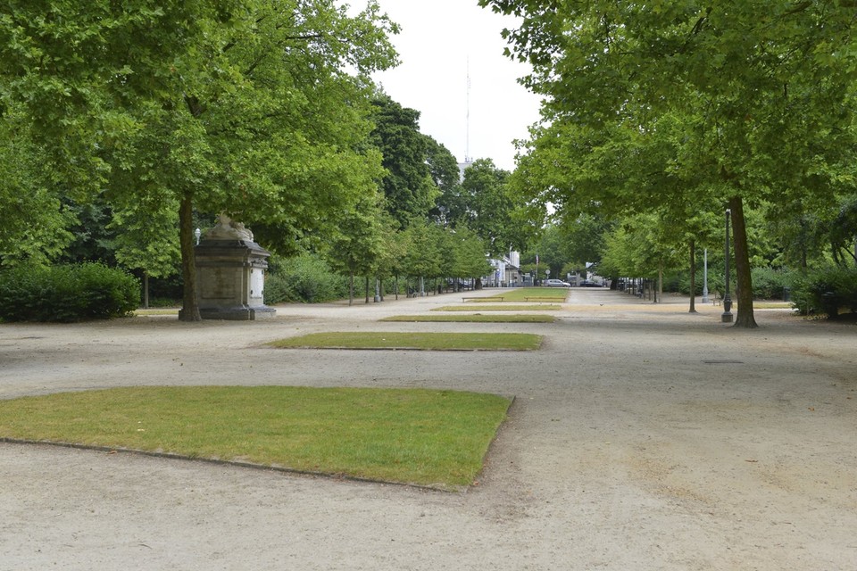 Het Warandepark in Brussel. 