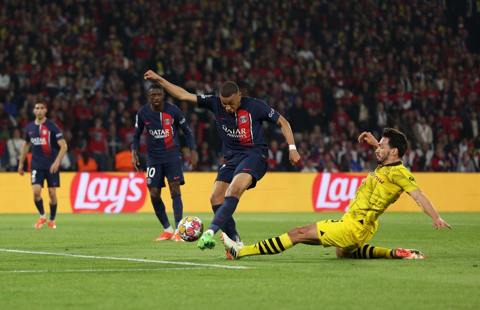 Mbappé kon PSG niet naar een nieuwe finale loodsen.