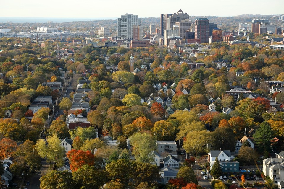 De meeste slachtoffers werden in het park New Haven Green in Connecticut teruggevonden. 