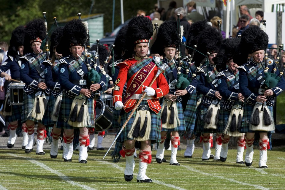 De doedelzak, het nationaal symbool van Schotland.