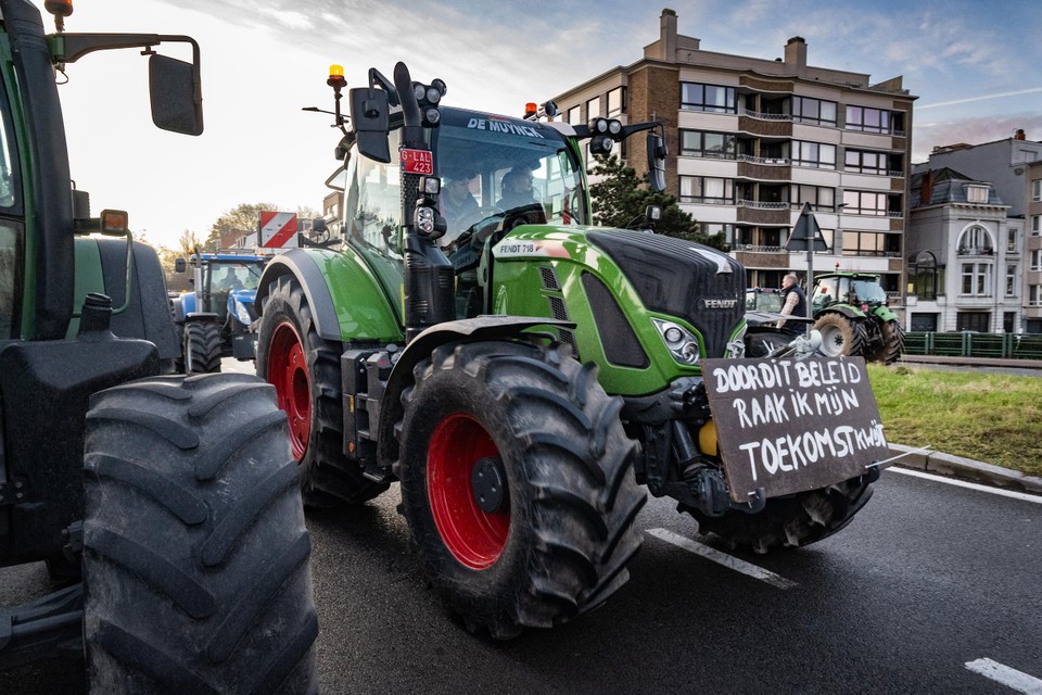 Boerenprotest in Gent, vorige week.