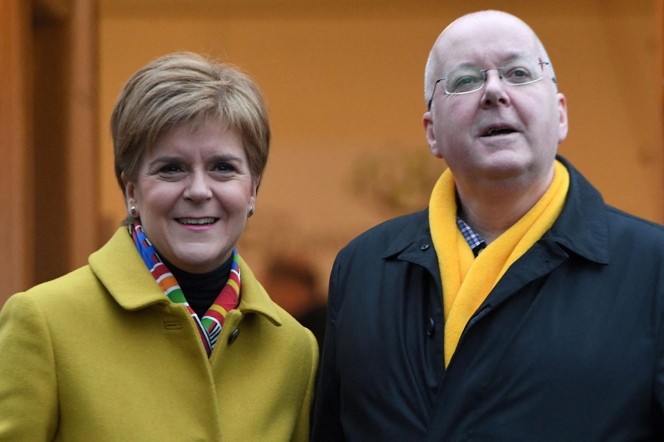 De voormalige Schotse premier Nicola Sturgeon en haar man Peter Murrell.
