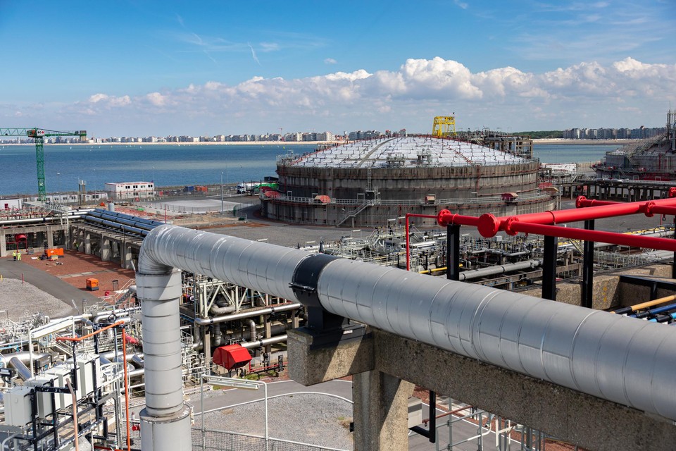 België krijgt onder meer gas binnen via de lng-terminal in Zeebrugge. 