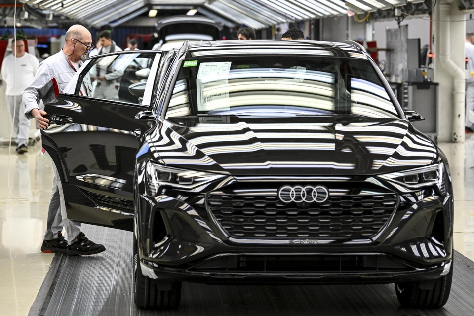 De Audi Q8 e-tron werd in 2022 nog feestelijk voorgesteld.