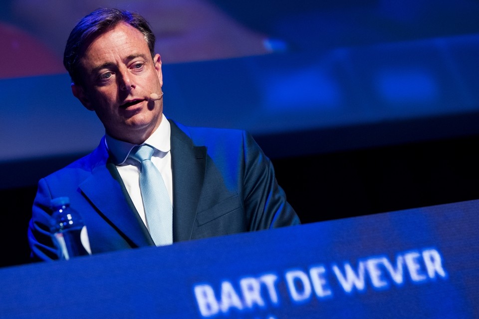 N-VA-voorzitter Bart De Wever op het Agoria-debat 