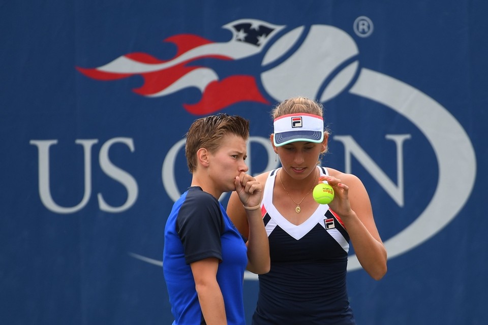 Mertens en Schuurs vormden vorig jaar ook een duo op de US Open. 