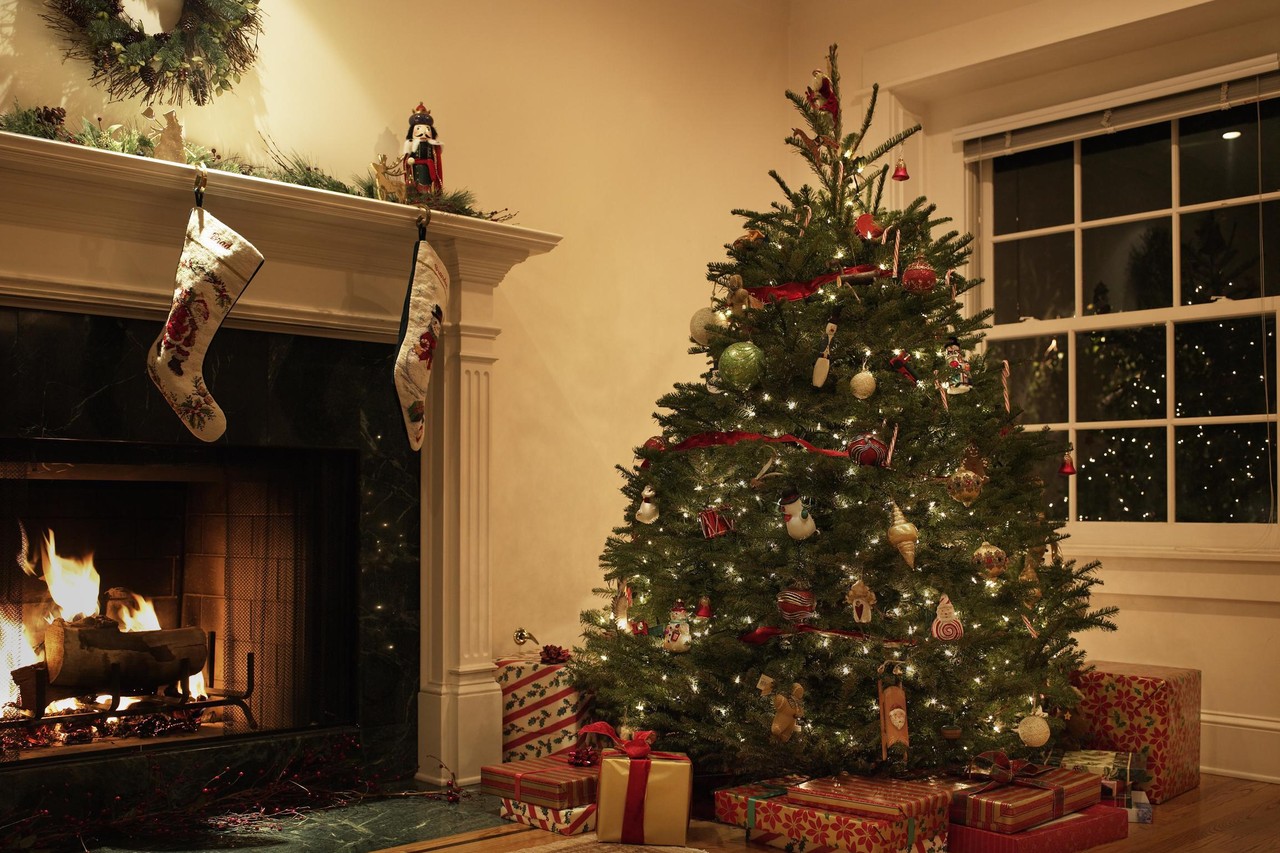 Dit Gloeiende Inmiddelse Van Kerst En Nieuw De Standaard