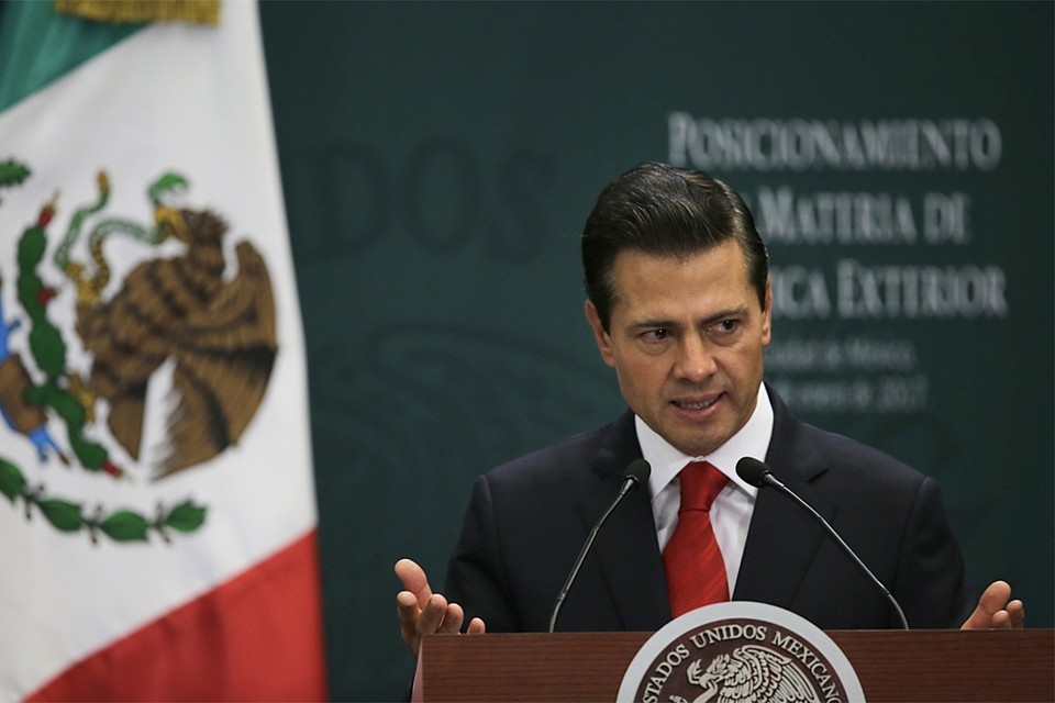 President van Mexico Enrique Pena Nieto 