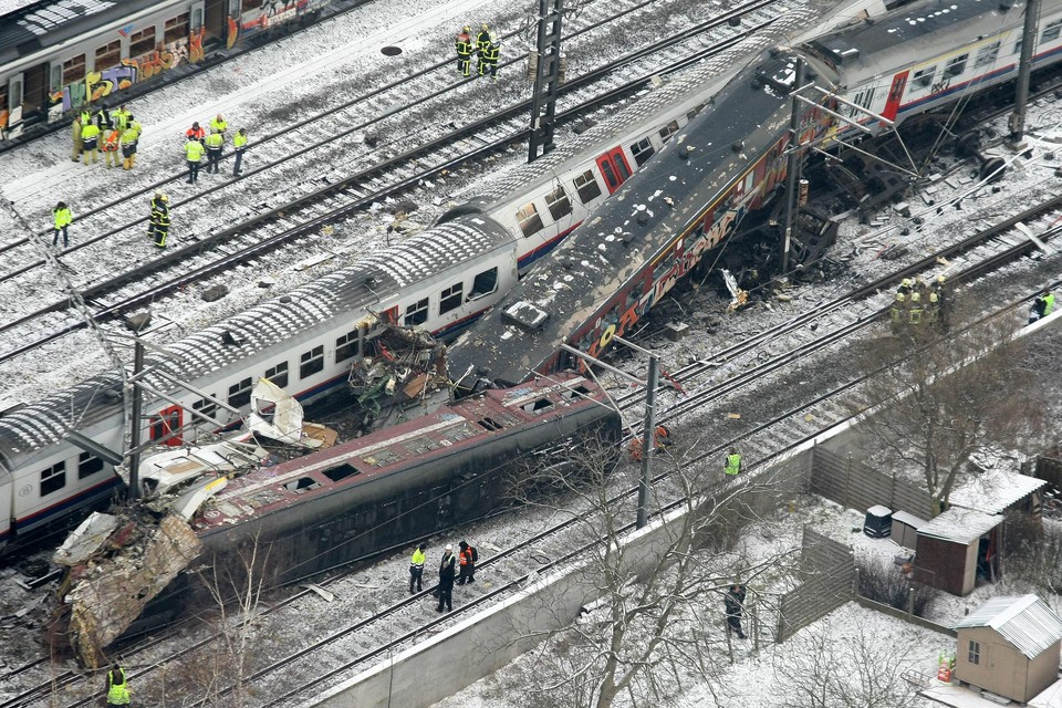 Bij de botsing tussen twee treinen in Buizingen, in 2010, vielen negentien doden. 