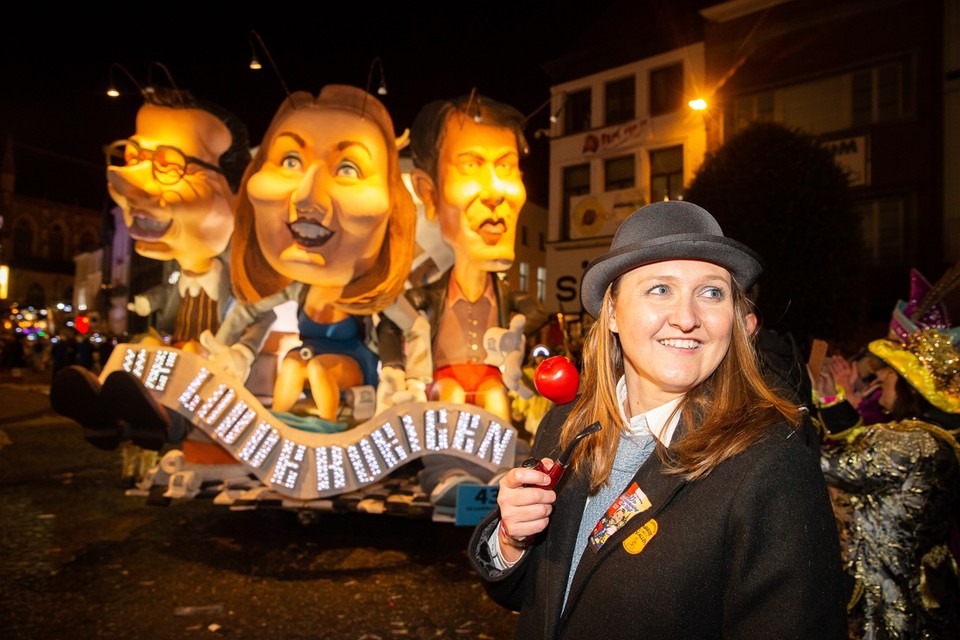 Gwendolyn Rutten bezocht gisteren het carnaval van Aalst. 