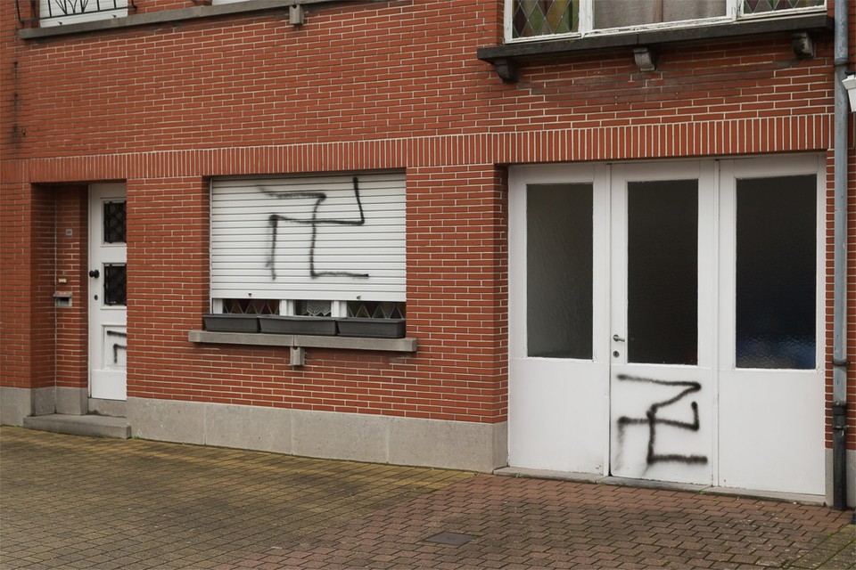 Archiefbeeld van eerste reeks vandalenstreken in Denderleeuw 