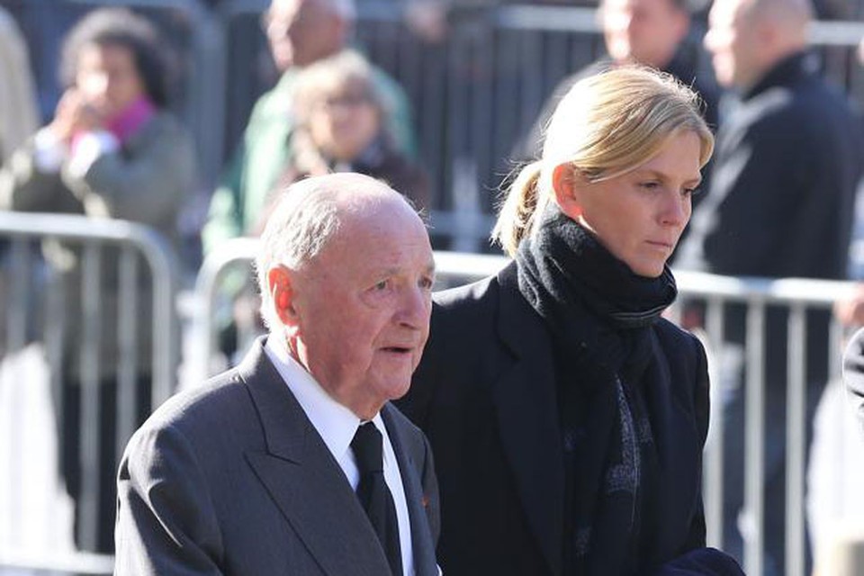 Dochter Ségolène samen met haar vader in 2014.