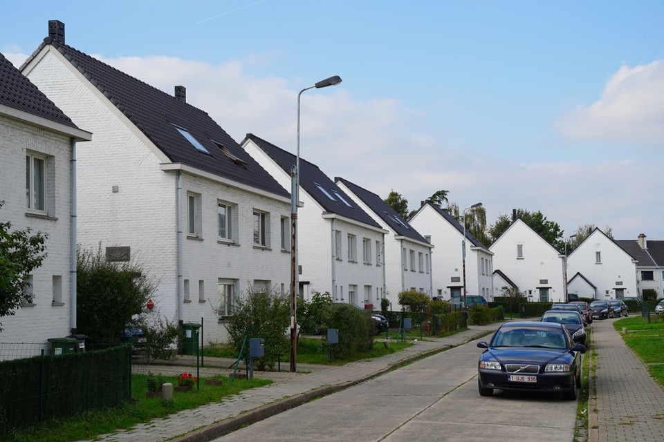 De woonwijk Malem, sociale woningen in gent. 