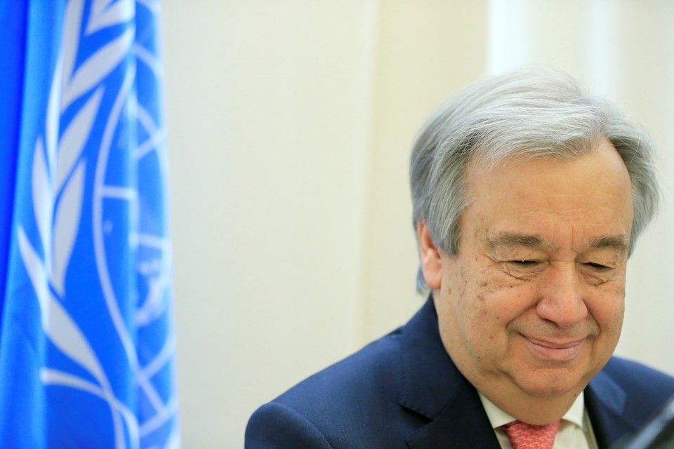 VN-secretaris-generaal Antonio Guterres 