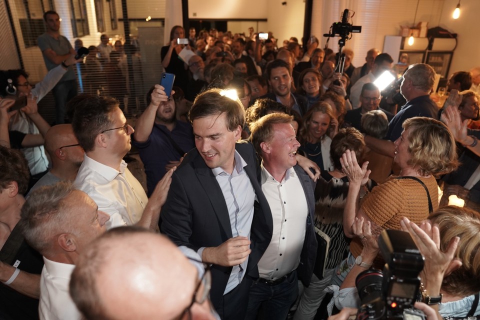 Mathias De Clercq riep zichzelf op de avond van de verkiezingen al uit tot toekomstig burgemeester. 