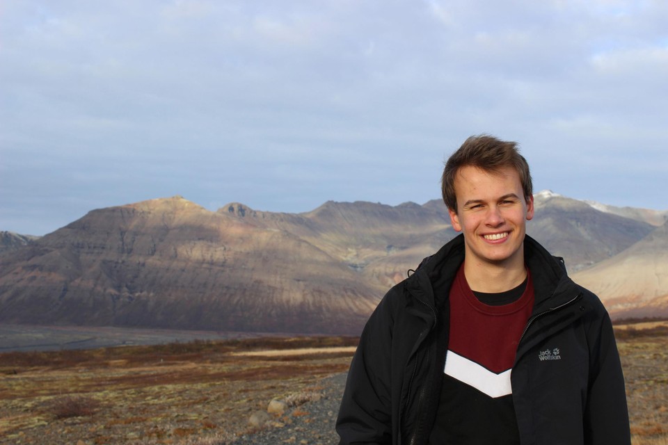 Quinten Jacobs in IJsland: ‘Ik kan niet uitgaan, maar dat was ook niet het doel van mijn Erasmuservaring.’  