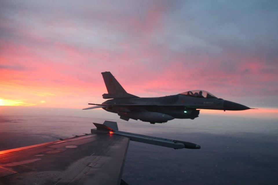 Het is nog onduidelijk in welk luchtruim de Belgische F-16’s binnenkort mogen optreden. 