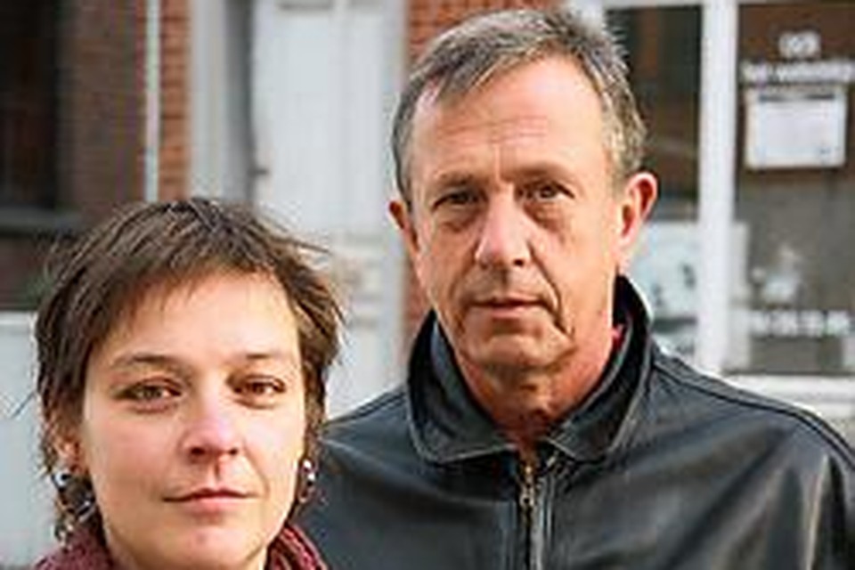 Ex-werknemers Ann Schrauwen en Joris Baeck weten drie maanden na het faillissement nog steeds niet waar ze aan toe zijn. <br>Johan <br>Van Cutsem