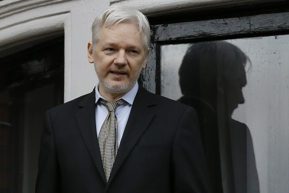 Julian Assange verblijft al sinds 2012 in de Ecuadoraanse ambassade in Londen. 