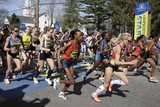 thumbnail: Ondanks de aanslag zullen vandaag 36.000 lopers deelnemen aan de Boston Marathon. 