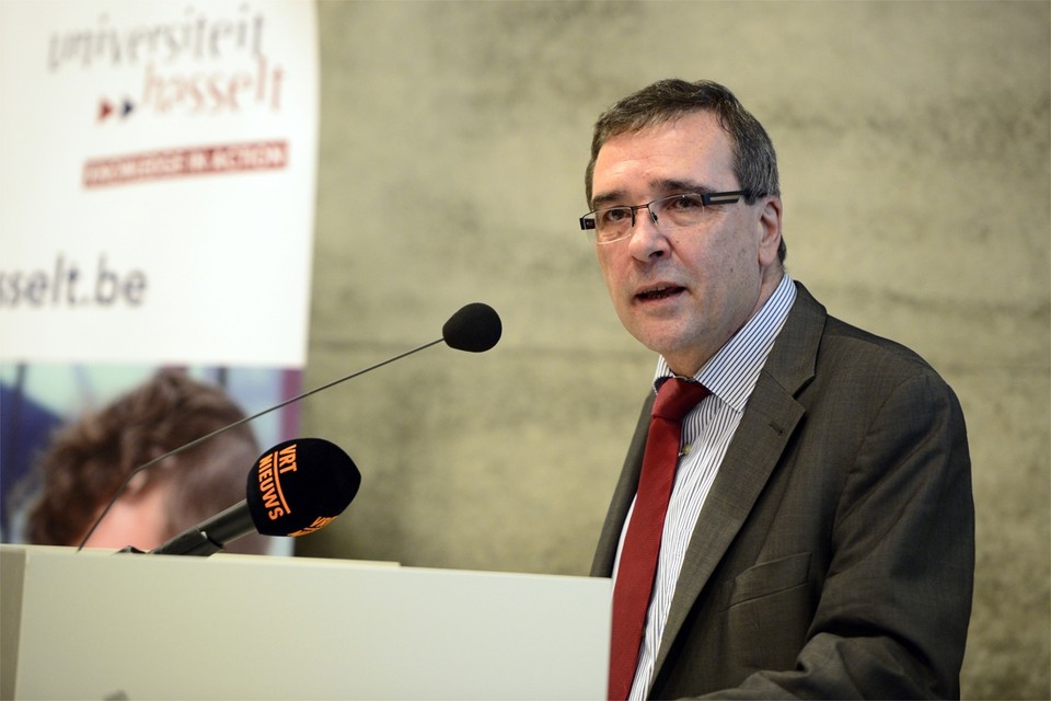 Luc De Schepper, rector van de Universiteit Hasselt.