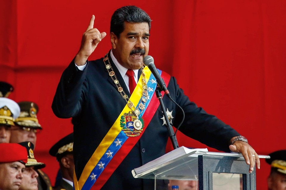 Nicolas Maduro is opnieuw beëdigd als president. 