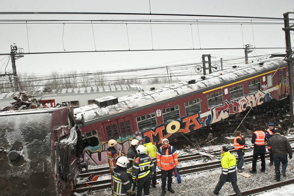 Bij de treinramp in Buizingen kwamen 19 mensen om. 