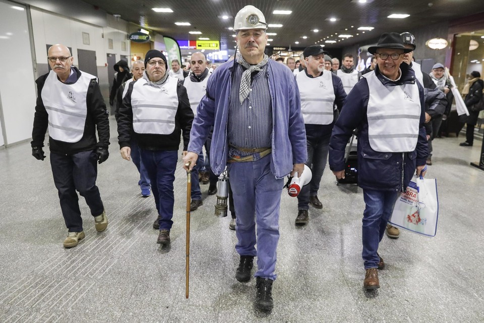 December 2019: mijnwerkers vragen dat hun pensioen wordt herbekeken. 