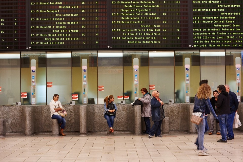 Themabeeld station Brussel-Centraal 