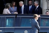 thumbnail: Donald en Melania nemen afscheid van onze koning, koningin en premier.