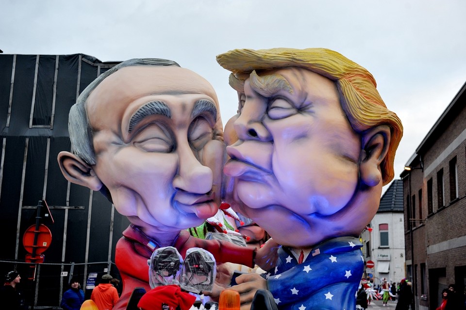 Inspirerende liefde Poetin en Trump 
