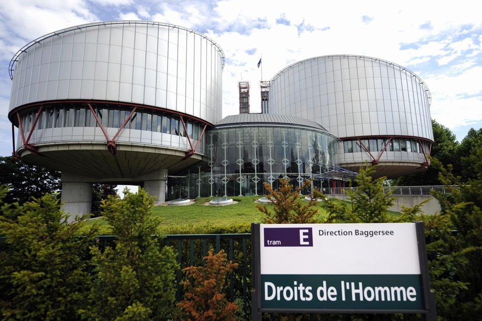 Het Europees Hof voor de Rechten van de Mens in Straatsburg. 