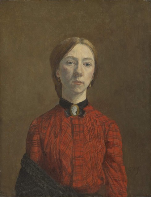 Gwen John, 'Zelfportret' (1902), tentoongesteld in Tate Britain.