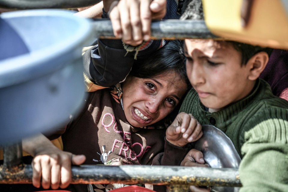 Hongersnood in Gaza.