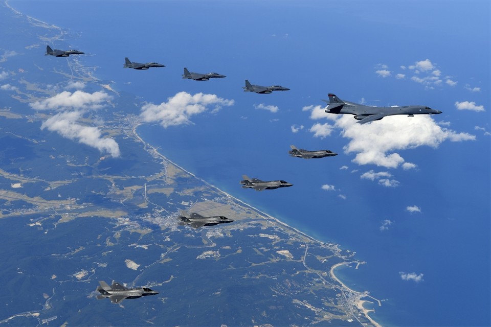 In 2017 deden de VS en Zuid-Korea nog een gemeenschappelijke militaire oefening 