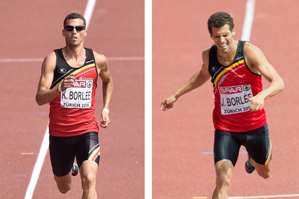 Kevin Borlée kende weinig problemen, maar broer Jonathan verkrampte en plaatste zich ternauwernood rechtstreeks voor de halve finale.