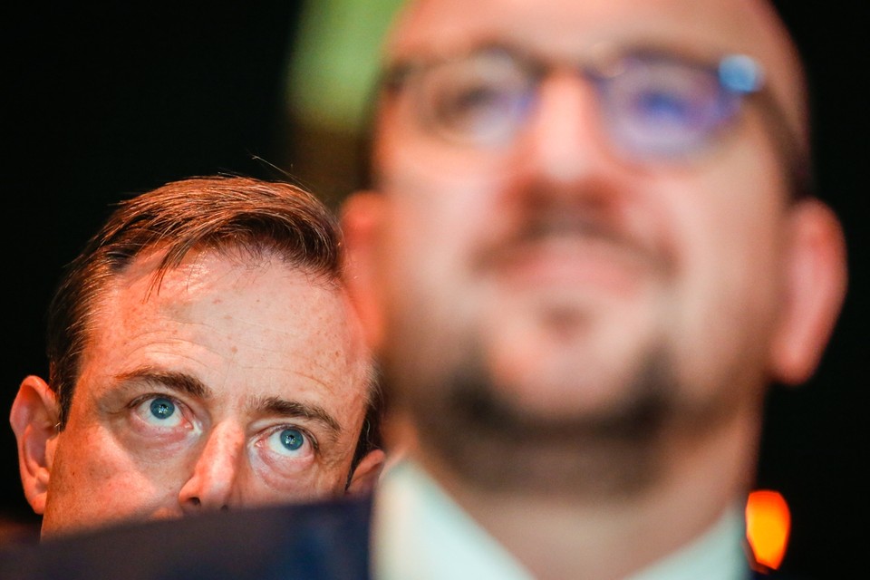 N-VA-voorzitter Bart De Wever en premier Charles Michel 