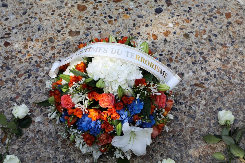 In Parijs werd woensdag een nationale herdenking gehouden ter ere van alle terreurdoden 