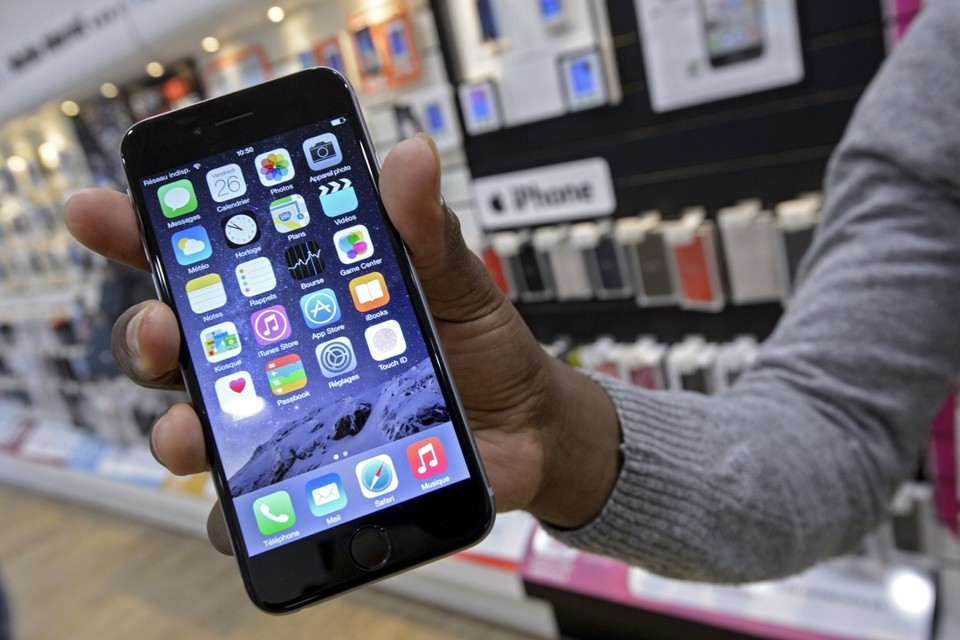 De verkoop van iPhones is aan het dalen. 