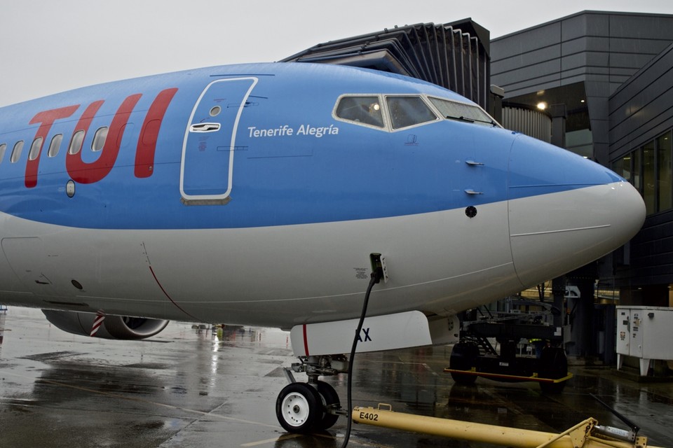 Tui mocht de eerste Boeing 737 Max-8 vorig jaar ophalen in Seattle. 