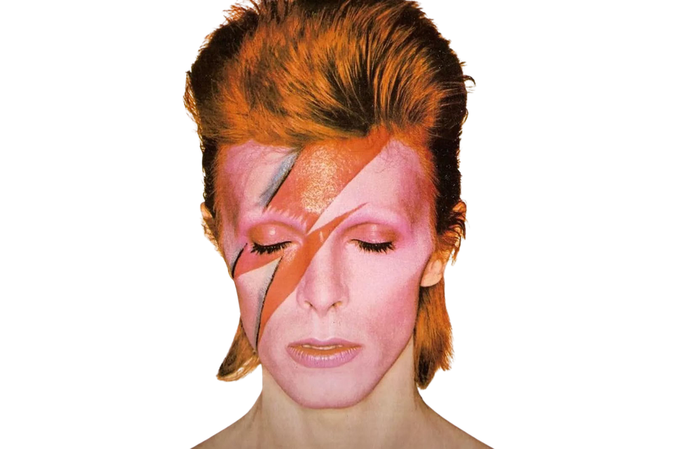 David Bowie als de genderfluïde Ziggy Stardust.