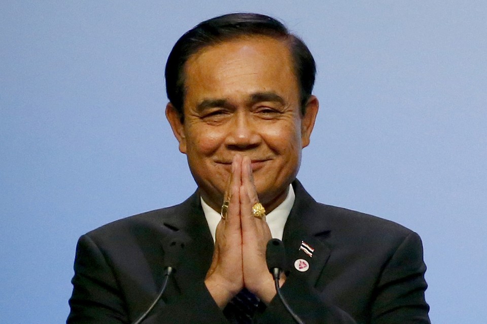 Huidig Thaise premier en juntaleider Prayut Chan-o-cha 
