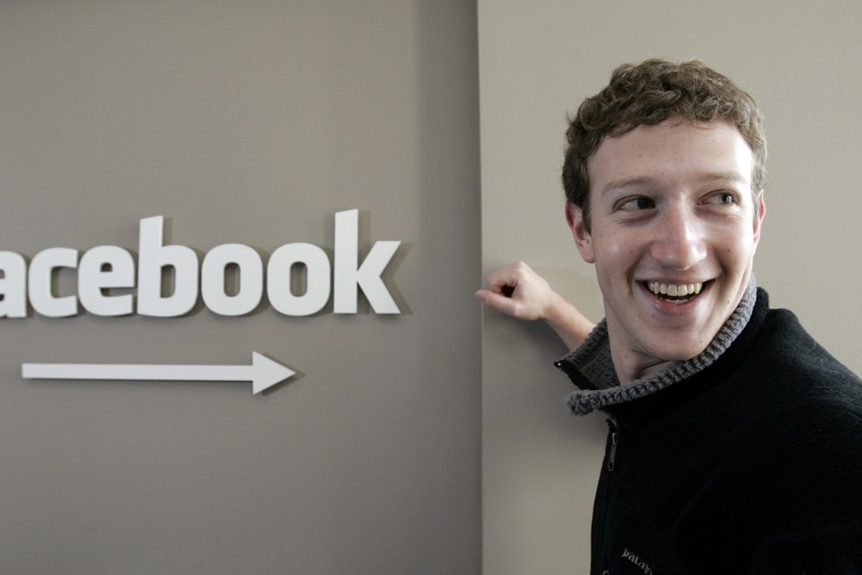 Mark Zuckerberg, ceo van Facebook. 