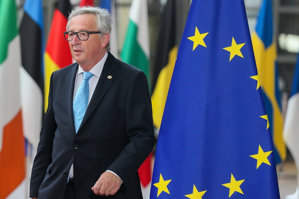 Commissievoorzitter Jean-Claude Juncker.