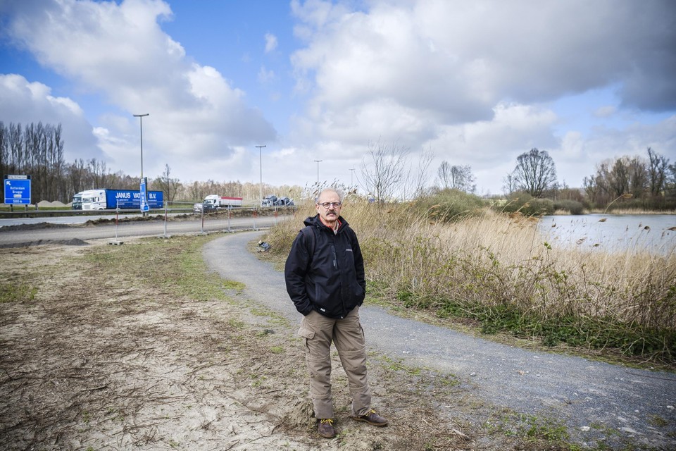 Jef Van de Wiele, van de lokale Natuurpunt-afdeling, beheert het natuurgebied Blokkersdijk.  