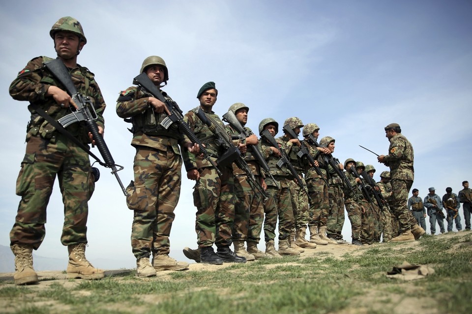 Afghaanse militairen (archiefbeeld) 