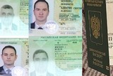 thumbnail: De diplomatieke paspoorten van vier van de zeven verdachten, die eerder door Nederland werden uitgewezen
