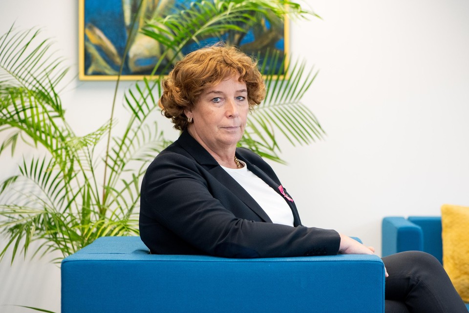 Minister van Ambtenarenzaken Petra De Sutter (Groen) legt een plan op tafel van de ministerraad. 