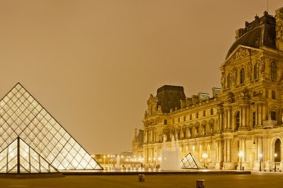 Het Louvre in Parijs. 