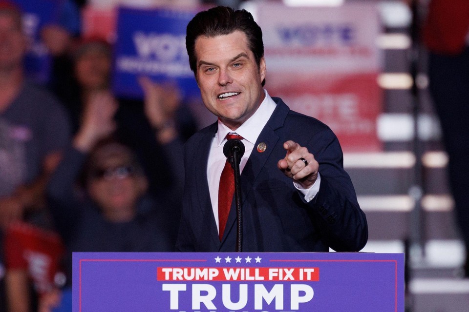 Trump wil gecontesteerde Matt Gaetz minister van Justitie maken. En van  vergelding | De Standaard Mobile